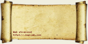 Andjelina Mizdrak vizit kartica